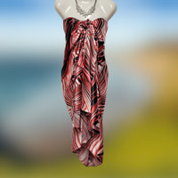 BEACH wedding swim Cover Up Beach Pareo Sarong Strapless Dress