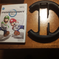 Cassette nintendo Wii  - Mario Kart  avec volant