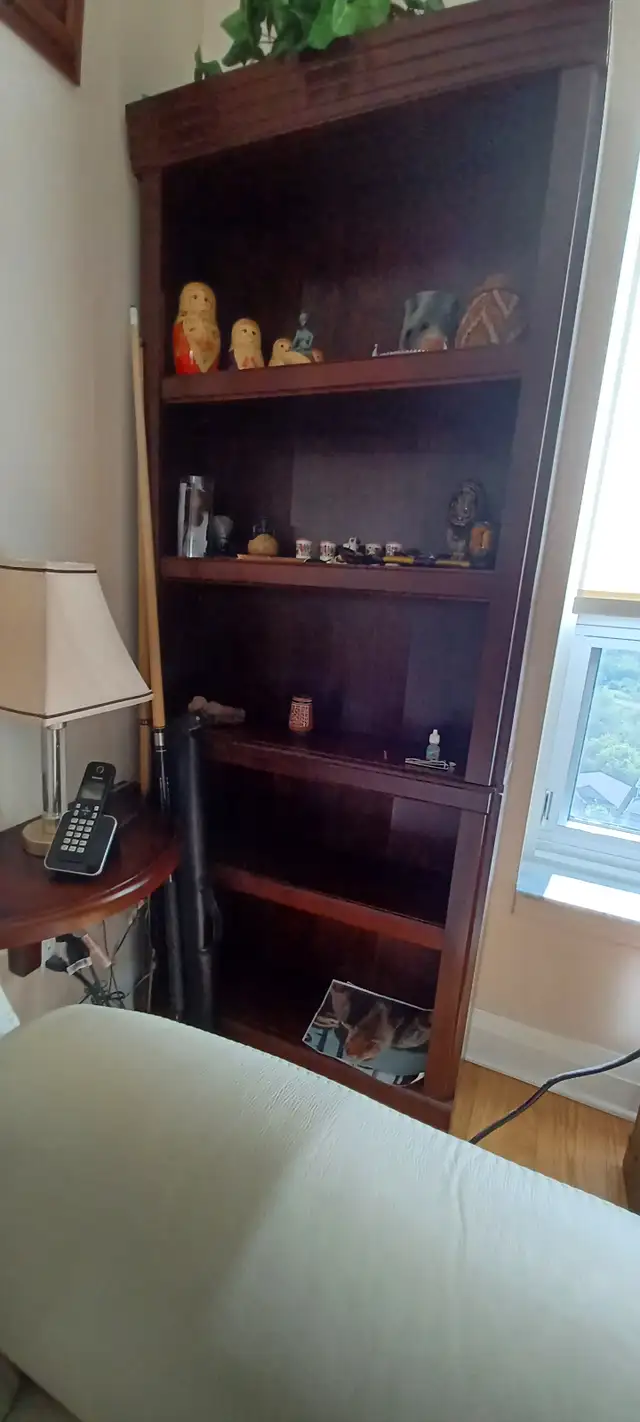 Sauder cherry display cabinet in Hutches & Display Cabinets in Kingston - Image 3