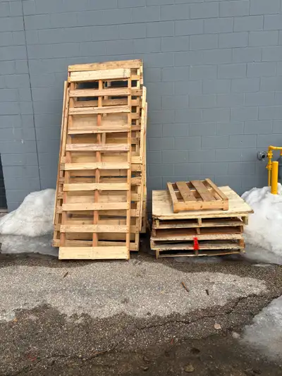 Giving away free pallets in the back of 1276 Border Street. You don't need an appointment. Just come...