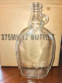 Maple Syrup Bottles case of 12 w caps