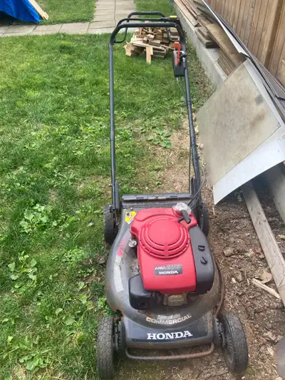 Commercial Honda push mower. Selling for PARTS or REPAIR. Don’t know much about the mower. It’s been...