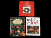 3 livres de recettes de Noël, neufs