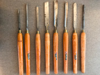 ensemble de ciseaux à bois Robert Sorby vintage