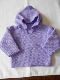 BRAND NEW HAND CROCHETED TODDLER PULLOVER AND CARDIGAN SWEATERS