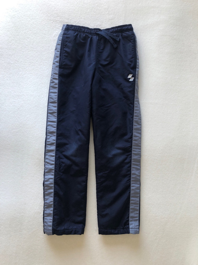 Boys Size 10/12 Fleece Lined Wind Pants - Navy Blue in Kids & Youth in Calgary