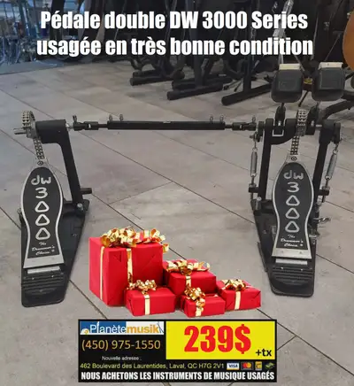 2 Pédales double TAMA IRON COBRA ET DW 3000 - AUBAINES, View more