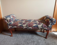 Vintage Cushioned Bench