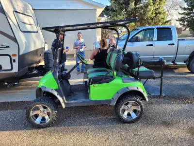 lifted golf cart, View more