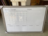 Whiteboard month planner 