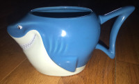 Disney Store Pixar Finding Nemo Bruce Shark Ceramic 3D Coffee Cu