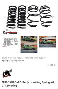 Buick grand national springs suspension 