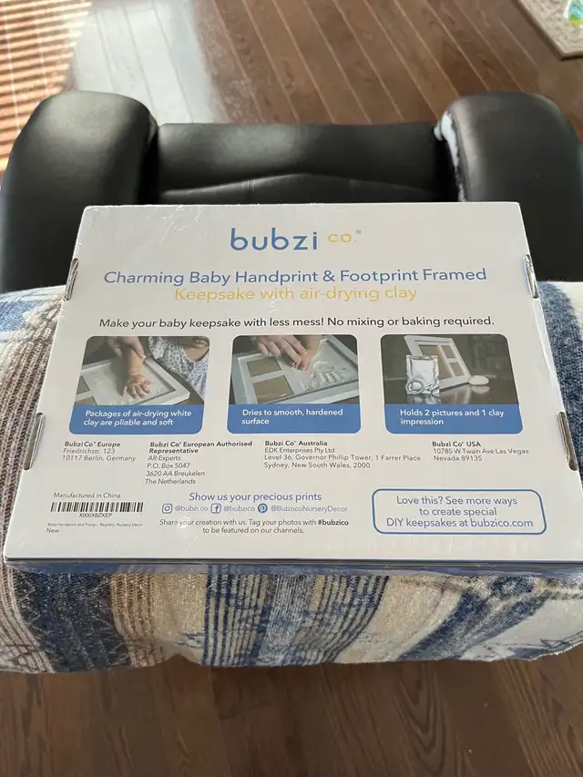 Milestone Baby Blocks & Hand and Footprint Kit in Multi-item in Ottawa - Image 5