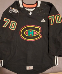 Montreal Canadiens Black History Month GI Adidas MiC jersey