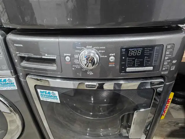 maytag xlarge washer GAZ DRYER SET CAN DELIVER  in Washers & Dryers in Mississauga / Peel Region - Image 5