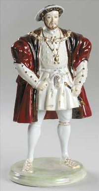 Coalport Henry VIII (From The Royal Collection)