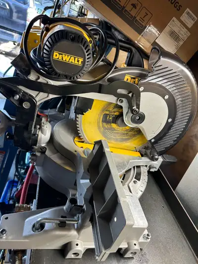 12 inch Dewalt  716  miter Saw and Stand mitre chop, View more
