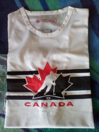 NEW Molson Canadian Jersey Long Sleeve Shirt White