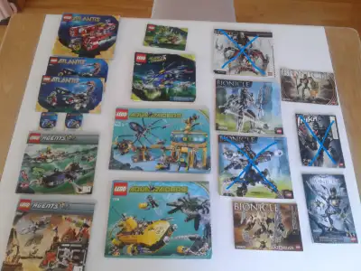 Lego over 100 instructions manuals on 8 pictures, View more