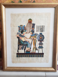 Papyrus Painting of Egyptian art