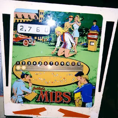 Rare Mibs /No. 1589/ D. Gottlieb & Co. , October 1969, 1 player Model number: 284 Production run: 22...