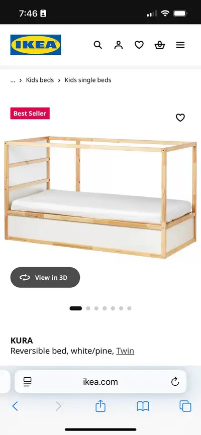 Ikea Kura Loft Bed, View more