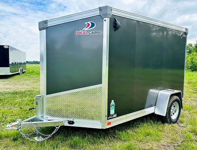 2023 REMORQUE FERMÉE IDÉAL CARGO Galvanisé Isolé 6x10 + 2 pi V-NOSE Modèle IDEV610SA Description fou...