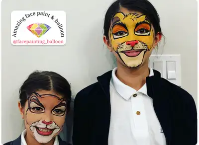 face painting and balloon twisting , View more