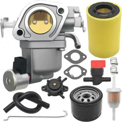 S130 Carburetor Kit Air Cleaner Fuel Pump Replacement John Deere, View more