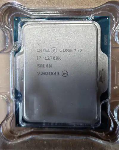 LGA 1700 12th gen Excellent gaming/productivity CPU 8 Performance cores/ 4 Efficiency cores Cooled w...