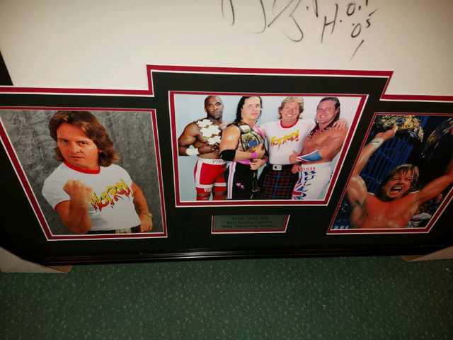 Rowdy Roddy Piper WWE Signed Custom Framed Piper's Pit Tshirt  in Arts & Collectibles in St. Catharines - Image 3