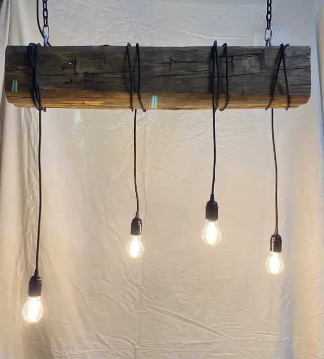 Custom Rustic Beam Chandeliers in Indoor Lighting & Fans in Cornwall - Image 3