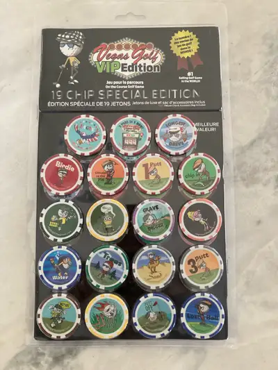  Special Edition Las Vegas Golf Chips Markers NEW, View more