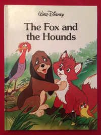 Disney The Fox And The Hounds hardcover 1988 GalleryTwin  book