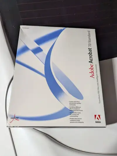 ADOBE ACROBAT 7.0 STANDARD WINDOWS SOFTWARE -COA, View more