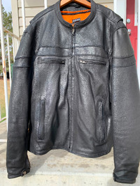 Men’s XL leather bike jacket