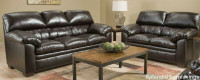 Spring Sale!Alberta Made Grey Leather Gel Sofa Starts at $749.00