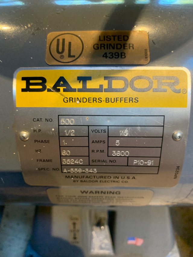 Baldor Grinder in Power Tools in Calgary - Image 2