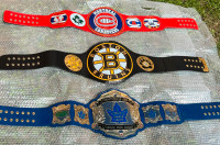 Toronto Maple leafs,Boston Bruins,Montreal Canadian Replica Belt