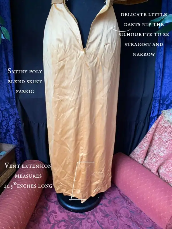 Vintage 1960s Handmade Golden Velvet Cinderella Formal Gown in Women's - Dresses & Skirts in Edmonton - Image 10