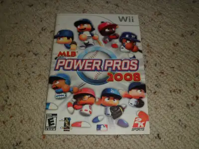 Wii MLB Power Pros 2008 instruction booklet FRENCH 55 pages NEW, View more