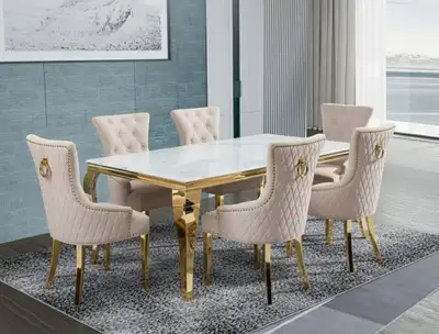 Brand New Dining Table Set — Never Used, Still in Original Condi, View more