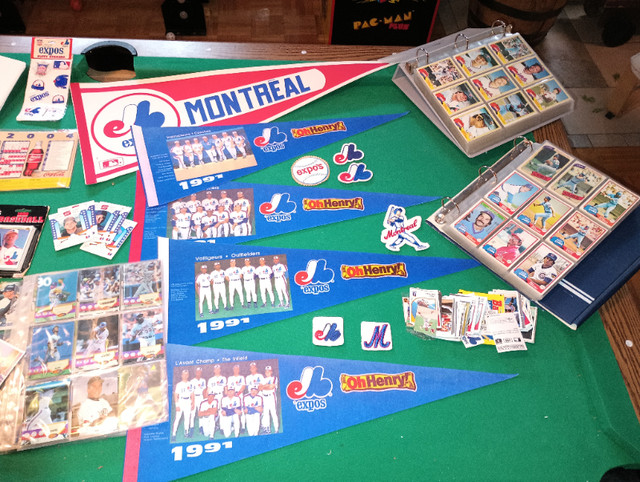 collection baseball montreal expos carte cartes hockey dans Art et objets de collection  à Laurentides - Image 2