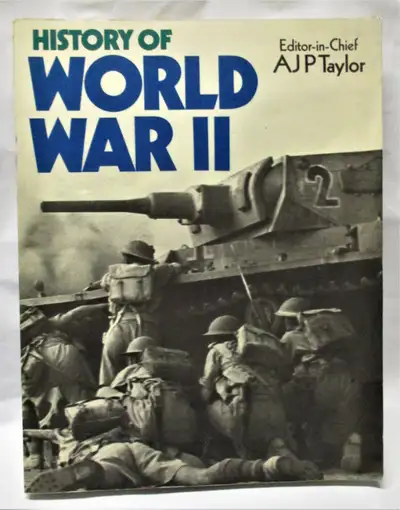 History of World War II Editor-in-Chief AJP Taylor Octopus Books 1974 with paperback It is in good v...