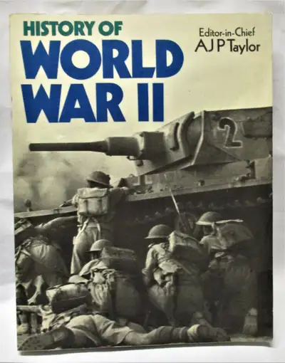 History of World War II Editor-in-Chief by AJP Taylor in 1974, View more
