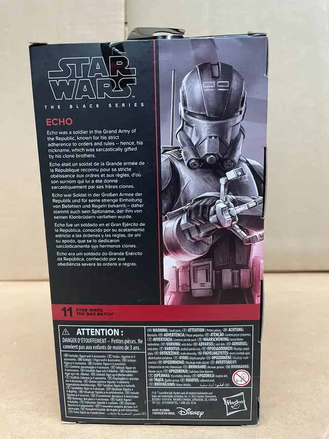 Hasbro Star Wars Black Series 6 Inch The Bad Batch 11 Echo in Toys & Games in Regina - Image 4