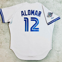 Size 52 Rawlings Authentic 1992 WS Alomar Blue Jays Jersey