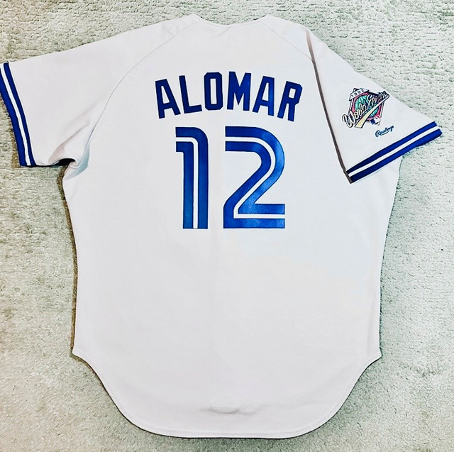 Size 52 Rawlings Authentic 1992 WS Alomar Blue Jays Jersey in Arts & Collectibles in City of Toronto