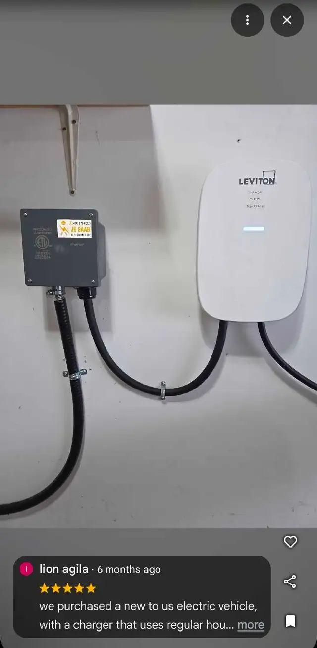 Ev charger installations and panel services upgrades 586457803884472322
