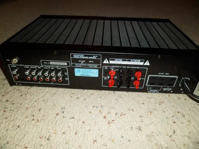 KENWOOD KA-74 INTEGRATED Stereo Amplifier Used, Working in General Electronics in Markham / York Region - Image 6